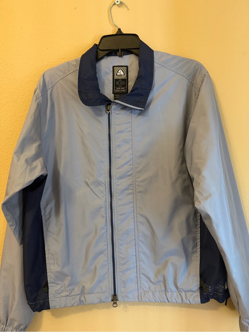 Nike ACG Light Blue Windbreaker with Navy Accents